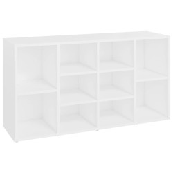 vidaXL Schuhbank Weiß 103x30x54,5 cm Holzwerkstoff