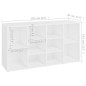 vidaXL Schuhbank Weiß 103x30x54,5 cm Holzwerkstoff vidaXL Schuhbank Weiß 103x30x54,5 cm Holzwerkstoff