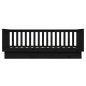 vidaXL Tagesbett Schwarz 80x200 cm Massivholz Kiefer vidaXL Tagesbett Schwarz 80x200 cm Massivholz Kiefer
