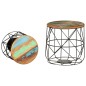 vidaXL Couchtische 2 Stk. Altholz Massiv vidaXL Couchtische 2 Stk. Altholz Massiv