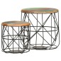 vidaXL Couchtische 2 Stk. Altholz Massiv vidaXL Couchtische 2 Stk. Altholz Massiv