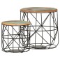 vidaXL Couchtische 2 Stk. Altholz Massiv vidaXL Couchtische 2 Stk. Altholz Massiv