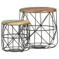 vidaXL Couchtische 2 Stk. Altholz Massiv vidaXL Couchtische 2 Stk. Altholz Massiv