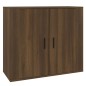 vidaXL Sideboard Braun Eichen-Optik 80x33x70 cm Holzwerkstoff vidaXL Sideboard Braun Eichen-Optik 80x33x70 cm Holzwerkstoff