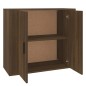 vidaXL Sideboard Braun Eichen-Optik 80x33x70 cm Holzwerkstoff vidaXL Sideboard Braun Eichen-Optik 80x33x70 cm Holzwerkstoff