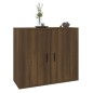 vidaXL Sideboard Braun Eichen-Optik 80x33x70 cm Holzwerkstoff vidaXL Sideboard Braun Eichen-Optik 80x33x70 cm Holzwerkstoff