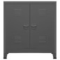 vidaXL Aufbewahrungstruhe Industrial Anthrazit 90x40x100 cm Stahl vidaXL Aufbewahrungstruhe Industrial Anthrazit 90x40x100 cm Stahl