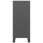 vidaXL Aufbewahrungstruhe Industrial Anthrazit 90x40x100 cm Stahl vidaXL Aufbewahrungstruhe Industrial Anthrazit 90x40x100 cm Stahl