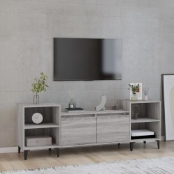 vidaXL TV-Schrank Grau Sonoma 160x35x55 cm Holzwerkstoff