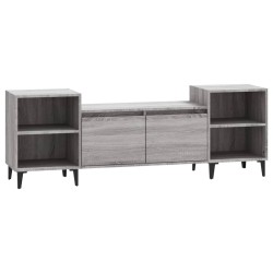 vidaXL TV-Schrank Grau Sonoma 160x35x55 cm Holzwerkstoff