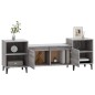 vidaXL TV-Schrank Grau Sonoma 160x35x55 cm Holzwerkstoff vidaXL TV-Schrank Grau Sonoma 160x35x55 cm Holzwerkstoff