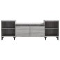 vidaXL TV-Schrank Grau Sonoma 160x35x55 cm Holzwerkstoff vidaXL TV-Schrank Grau Sonoma 160x35x55 cm Holzwerkstoff