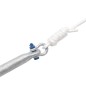 vidaXL Klappanker mit Seil Silbern 12 kg Temperguss