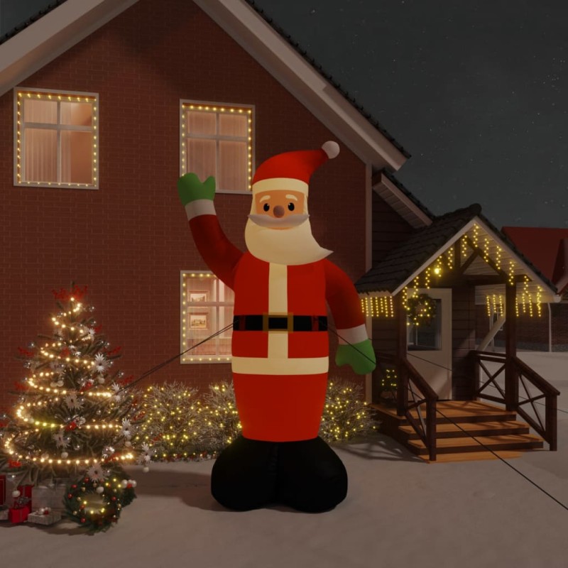 vidaXL Aufblasbarer Weihnachtsmann mit LEDs 475 cm vidaXL Aufblasbarer Weihnachtsmann mit LEDs 475 cm
