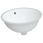 vidaXL Waschbecken Weiß 47x39x21 cm Oval Keramik vidaXL Waschbecken Weiß 47x39x21 cm Oval Keramik