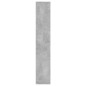 vidaXL Wandregal Betongrau 36x16x90 cm Holzwerkstoff vidaXL Wandregal Betongrau 36x16x90 cm Holzwerkstoff