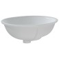 vidaXL Waschbecken Weiß 47x39x21 cm Oval Keramik vidaXL Waschbecken Weiß 47x39x21 cm Oval Keramik
