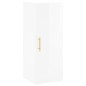 vidaXL Wandschrank Hochglanz-Weiß 34,5x34x90 cm vidaXL Wandschrank Hochglanz-Weiß 34,5x34x90 cm