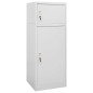 vidaXL Sattelschrank Hellgrau 53x53x140 cm Stahl vidaXL Sattelschrank Hellgrau 53x53x140 cm Stahl