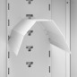 vidaXL Sattelschrank Hellgrau 53x53x140 cm Stahl vidaXL Sattelschrank Hellgrau 53x53x140 cm Stahl