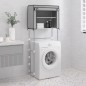 vidaXL Waschmaschinenregal 2 Ablagen Grau 71x29,5x170,5 cm Eisen vidaXL Waschmaschinenregal 2 Ablagen Grau 71x29,5x170,5 cm Eisen