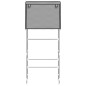 vidaXL Waschmaschinenregal 2 Ablagen Grau 71x29,5x170,5 cm Eisen vidaXL Waschmaschinenregal 2 Ablagen Grau 71x29,5x170,5 cm Eisen