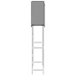 vidaXL Waschmaschinenregal 2 Ablagen Grau 71x29,5x170,5 cm Eisen vidaXL Waschmaschinenregal 2 Ablagen Grau 71x29,5x170,5 cm Eisen
