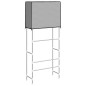vidaXL Waschmaschinenregal 2 Ablagen Grau 71x29,5x170,5 cm Eisen vidaXL Waschmaschinenregal 2 Ablagen Grau 71x29,5x170,5 cm Eisen