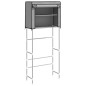 vidaXL Waschmaschinenregal 2 Ablagen Grau 71x29,5x170,5 cm Eisen vidaXL Waschmaschinenregal 2 Ablagen Grau 71x29,5x170,5 cm Eisen