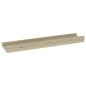 vidaXL Wandregale 4 Stk. Sonoma-Eiche 40x9x3 cm vidaXL Wandregale 4 Stk. Sonoma-Eiche 40x9x3 cm