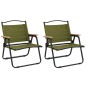 vidaXL Campingstühle 2 Stk. Grün 54x43x59 cm Oxford-Gewebe vidaXL Campingstühle 2 Stk. Grün 54x43x59 cm Oxford-Gewebe