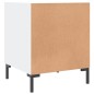 vidaXL Nachttische 2 Stk. Weiß 40x40x50 cm Holzwerkstoff vidaXL Nachttische 2 Stk. Weiß 40x40x50 cm Holzwerkstoff