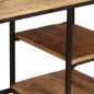 vidaXL Schreibtisch mit Klapphocker Mangoholz Massiv 115x50x76 cm vidaXL Schreibtisch mit Klapphocker Mangoholz Massiv 115x50x76 cm