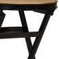 vidaXL Schreibtisch mit Klapphocker Mangoholz Massiv 115x50x76 cm vidaXL Schreibtisch mit Klapphocker Mangoholz Massiv 115x50x76 cm