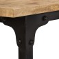 vidaXL Schreibtisch mit Klapphocker Mangoholz Massiv 115x50x76 cm vidaXL Schreibtisch mit Klapphocker Mangoholz Massiv 115x50x76 cm