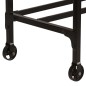 vidaXL Schreibtisch mit Klapphocker Mangoholz Massiv 115x50x76 cm vidaXL Schreibtisch mit Klapphocker Mangoholz Massiv 115x50x76 cm