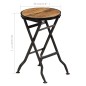 vidaXL Schreibtisch mit Klapphocker Mangoholz Massiv 115x50x76 cm vidaXL Schreibtisch mit Klapphocker Mangoholz Massiv 115x50x76 cm