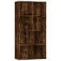 vidaXL Bücherregal/Sideboard Räuchereiche 66×30×130 cm Holzwerkstoff vidaXL Bücherregal/Sideboard Räuchereiche 66×30×130 cm Holzwerkstoff