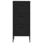 vidaXL Lagerschrank Schwarz 42,5x35x101,5 cm Stahl vidaXL Lagerschrank Schwarz 42,5x35x101,5 cm Stahl