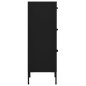 vidaXL Lagerschrank Schwarz 42,5x35x101,5 cm Stahl vidaXL Lagerschrank Schwarz 42,5x35x101,5 cm Stahl