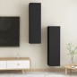 vidaXL TV-Schränke 2 Stk. Schwarz 30,5x30x110 cm Holzwerkstoff vidaXL TV-Schränke 2 Stk. Schwarz 30,5x30x110 cm Holzwerkstoff
