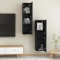 vidaXL TV-Schränke 2 Stk. Schwarz 30,5x30x110 cm Holzwerkstoff vidaXL TV-Schränke 2 Stk. Schwarz 30,5x30x110 cm Holzwerkstoff