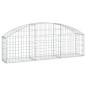 vidaXL Gabione mit Hochbogen 150x30x40/60 cm Verzinktes Eisen vidaXL Gabione mit Hochbogen 150x30x40/60 cm Verzinktes Eisen