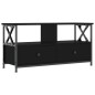 vidaXL TV-Schrank Schwarz 90x33x45 cm Holzwerkstoff & Eisen vidaXL TV-Schrank Schwarz 90x33x45 cm Holzwerkstoff & Eisen