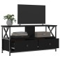 vidaXL TV-Schrank Schwarz 90x33x45 cm Holzwerkstoff & Eisen vidaXL TV-Schrank Schwarz 90x33x45 cm Holzwerkstoff & Eisen