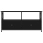 vidaXL TV-Schrank Schwarz 90x33x45 cm Holzwerkstoff & Eisen vidaXL TV-Schrank Schwarz 90x33x45 cm Holzwerkstoff & Eisen