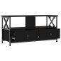 vidaXL TV-Schrank Schwarz 90x33x45 cm Holzwerkstoff & Eisen vidaXL TV-Schrank Schwarz 90x33x45 cm Holzwerkstoff & Eisen