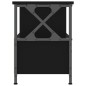 vidaXL TV-Schrank Schwarz 90x33x45 cm Holzwerkstoff & Eisen vidaXL TV-Schrank Schwarz 90x33x45 cm Holzwerkstoff & Eisen