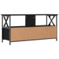 vidaXL TV-Schrank Schwarz 90x33x45 cm Holzwerkstoff & Eisen vidaXL TV-Schrank Schwarz 90x33x45 cm Holzwerkstoff & Eisen