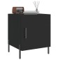 vidaXL Nachttisch Schwarz 40x40x50 cm Holzwerkstoff vidaXL Nachttisch Schwarz 40x40x50 cm Holzwerkstoff